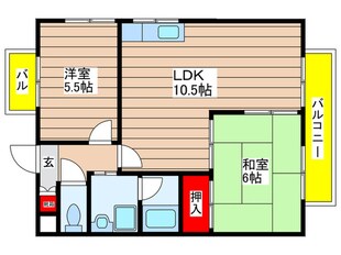 リヴァ－サイド植田の物件間取画像